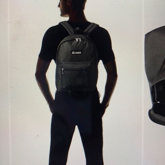 Everest Backpack NWT Black - Picture 5 of 5
